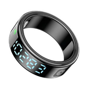 R11 Hyperliving Smart Ring New 5ATM Touch Pad in Gold Black Silver Temperature Chip Remote Control Fitness and Sleep Tracker